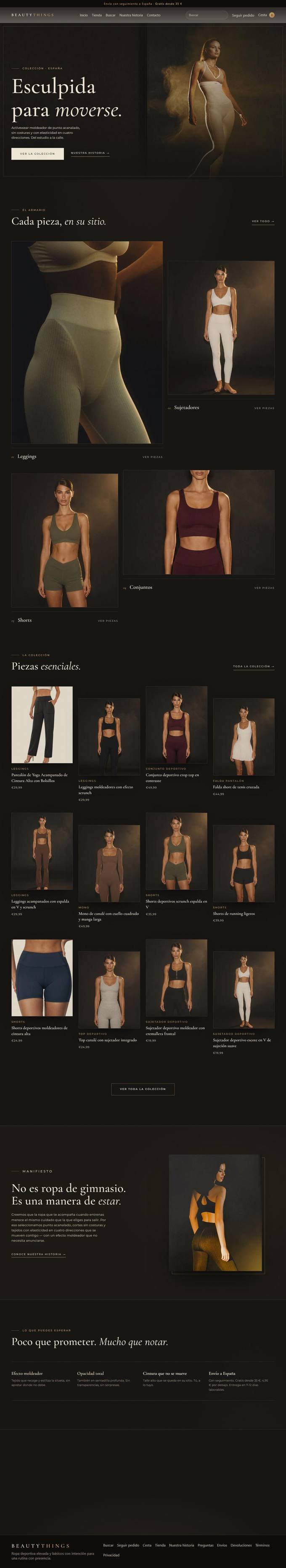 Recorrido por la web beautythings.net
