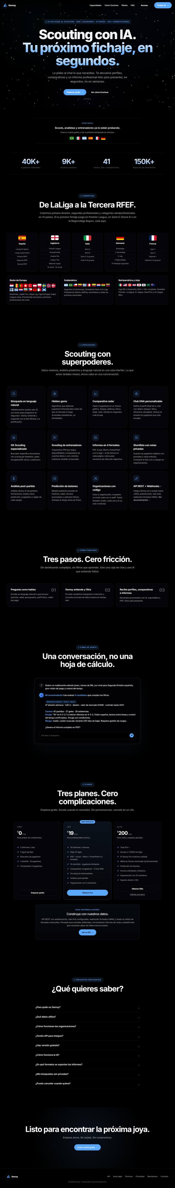 Recorrido por la web gemsy.es